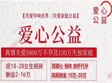 雨湖捐卵助孕生子 爱心志愿者招募